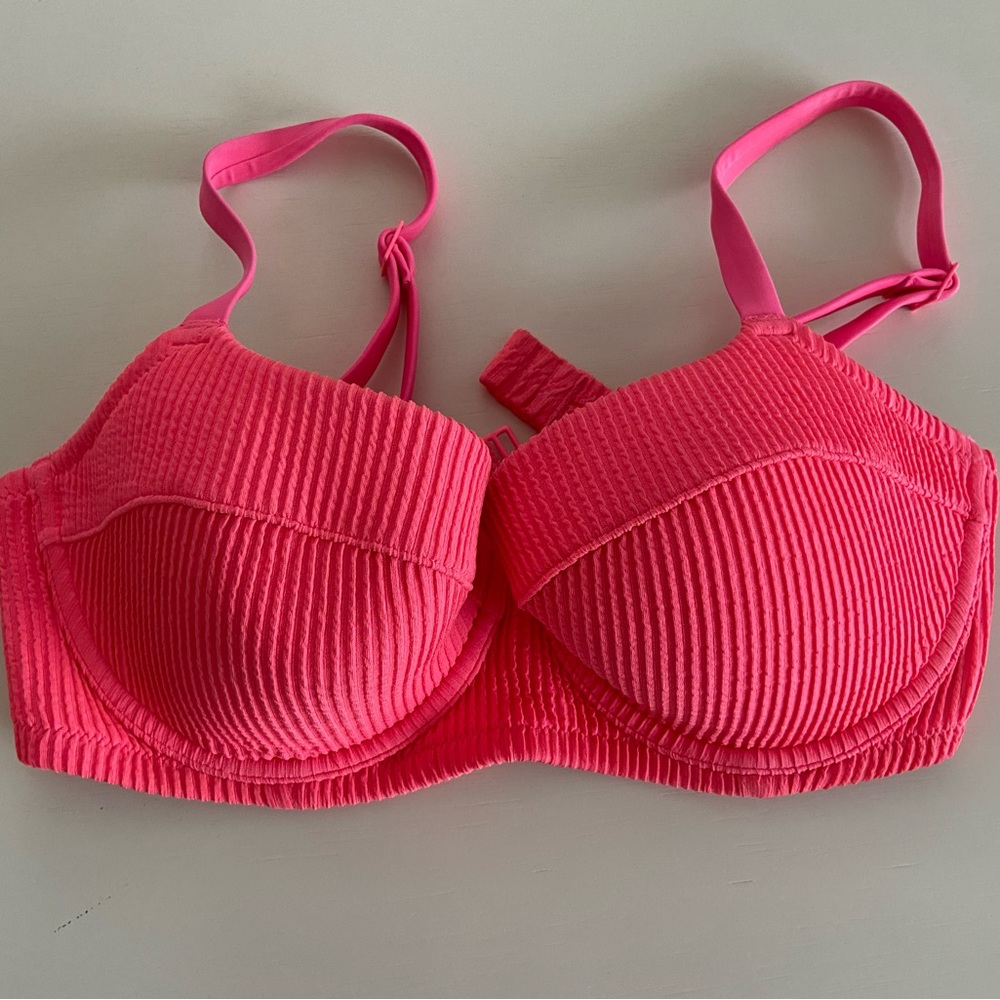 Aerie Crinkle Lightly Lined Underwire Bikini Top